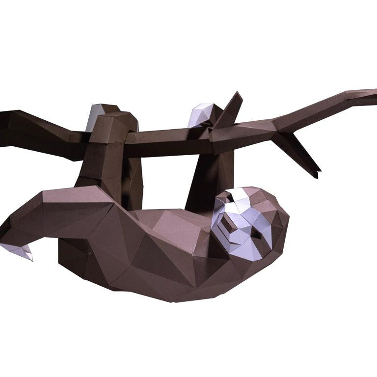 Hanging Sloth Model for Home Decor (DIY Papercraft)