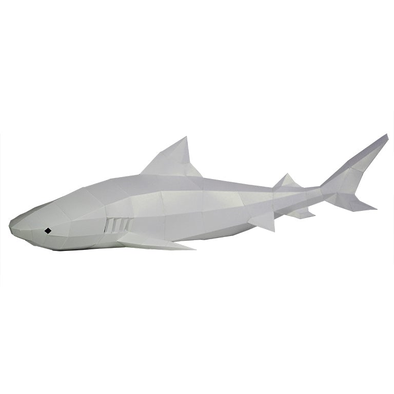 3D Shark Wall Art and Decor (DIY Papercraft)