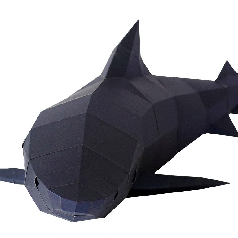 3D Shark Wall Art and Decor (DIY Papercraft)