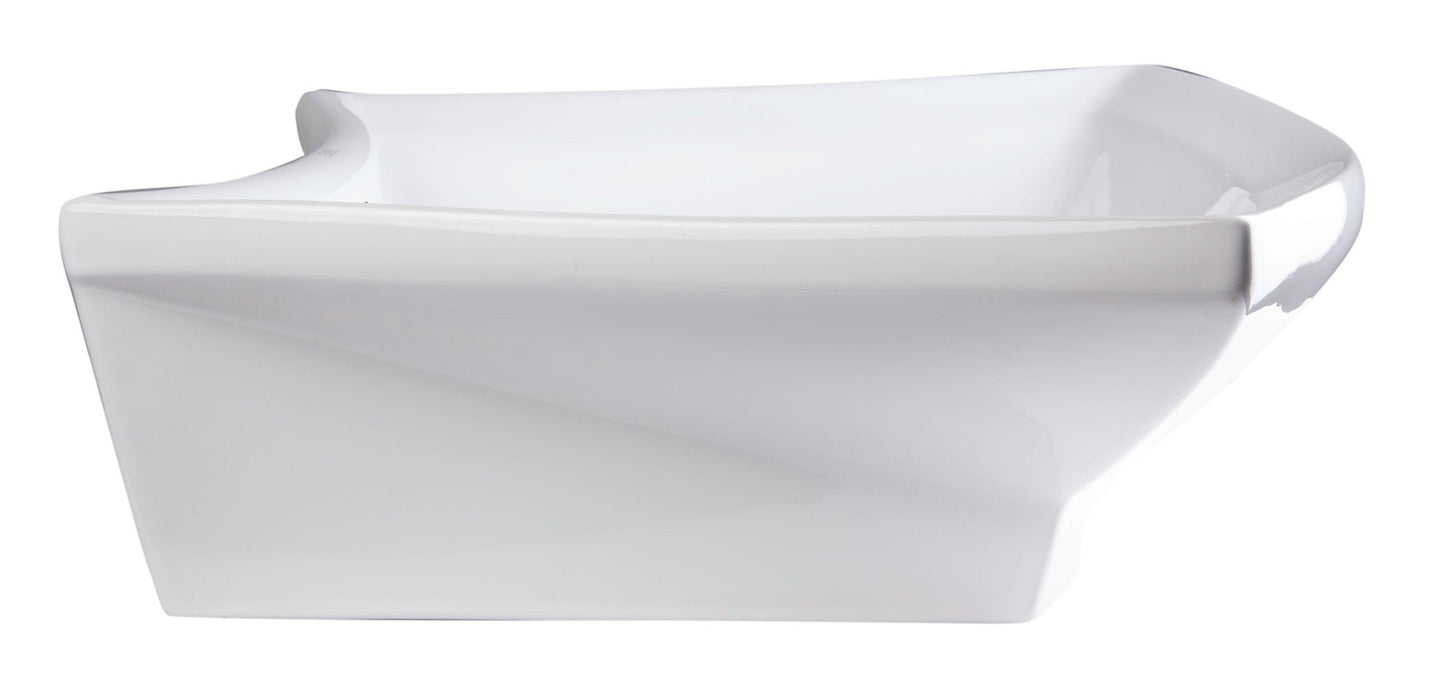 EAGO EAGO BA142 28" Rectangular Porcelain Bathroom Vessel Sink with Single Hole