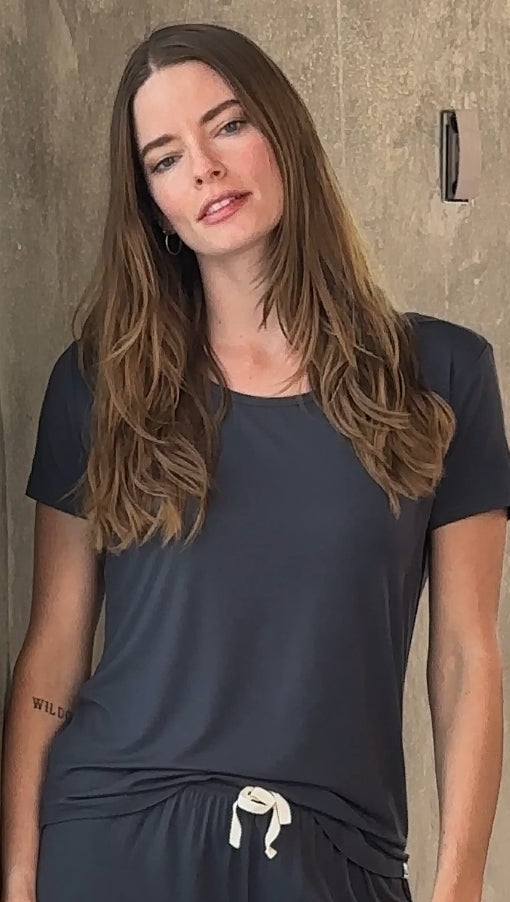 Womenâs Bamboo Lounge Short Sleeve T-Shirt