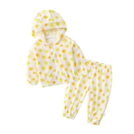 Baby Animal & Fruit & Flower Pattern Sunshade Breathable Coat With
