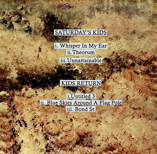 Saturday's Kids / Kids Return (10" VINYL) | Near Mint (NM or M-) Near Mint (NM or M-)