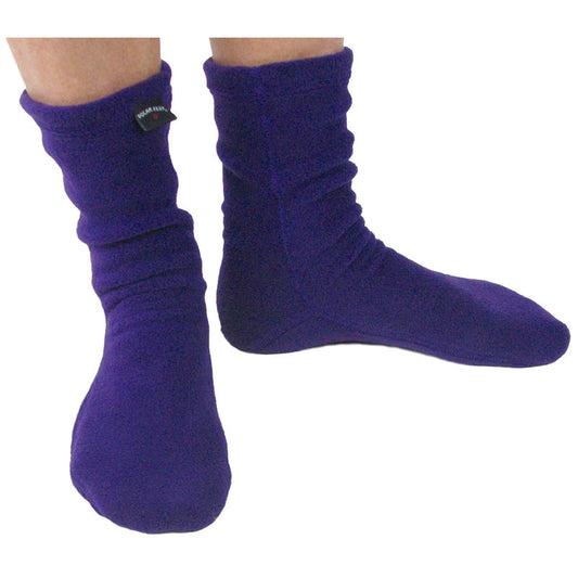 Polar Feet Fleece Socks - Purple Rain