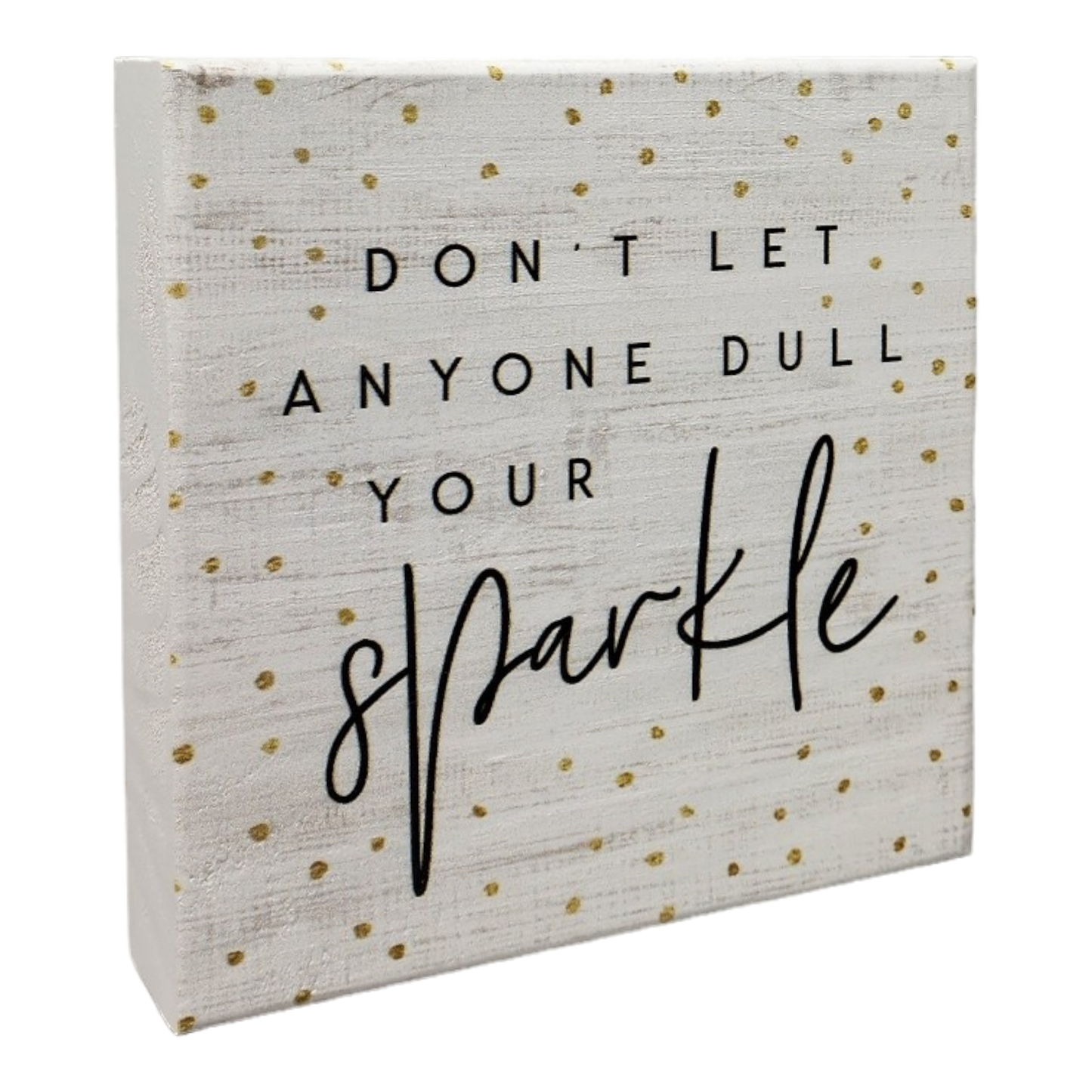 Small Talks Sign - Dull Sparkle
