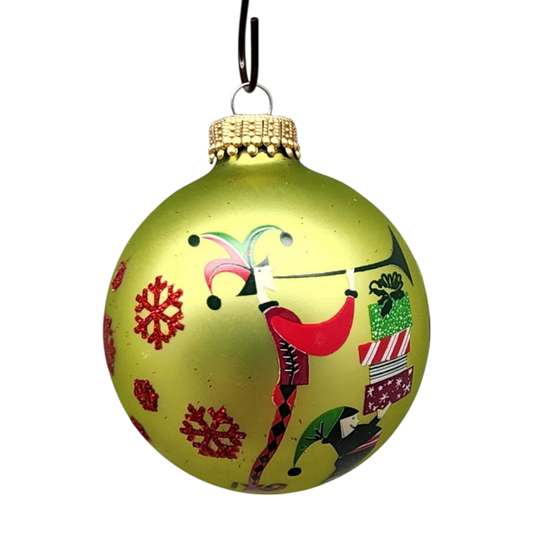 Krebs Value Glass Ornament 4 pack - Jesters and Elves