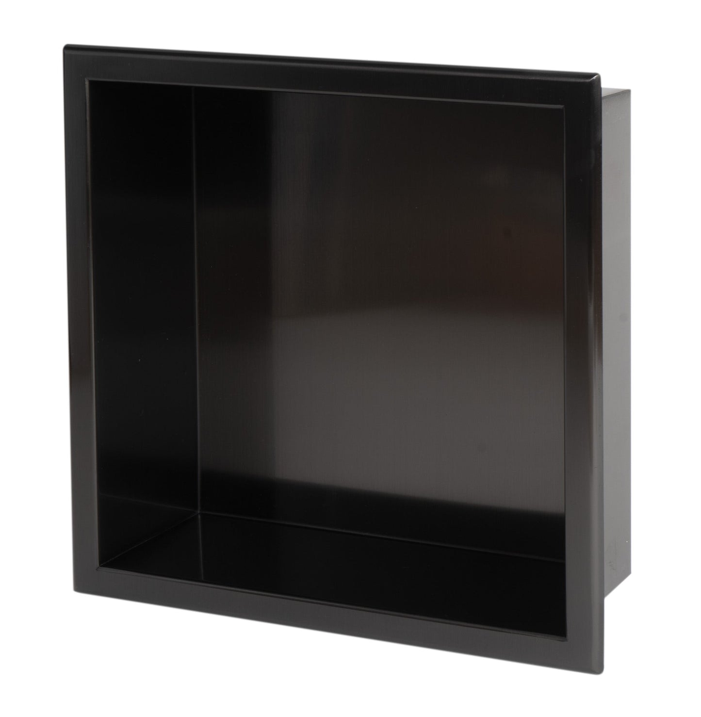 ALFI brand ABNP1212 12" x 12" Stainless Steel Square Single Shelf Shower Niche