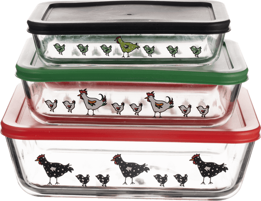 Rectangular Rooster Set