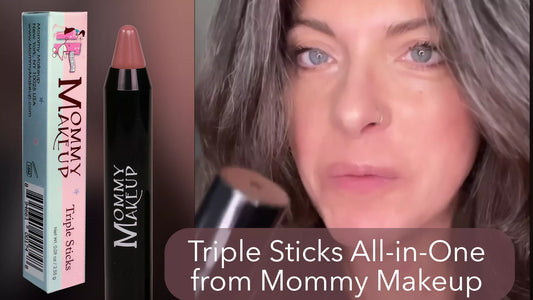 Triple Sticks Lipstick, Cream Blush, and Treatment in Bare Babe