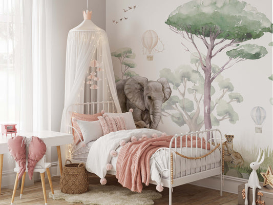 Savanna Adventure Wallpaper | Kitchen + Metal