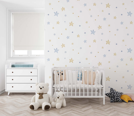 Watercolor Stars and Dots | Kitchen + Metal