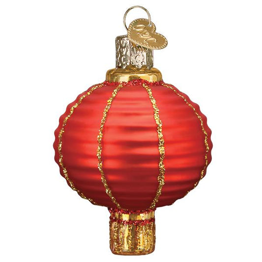Chinese Lantern Glass Ornament