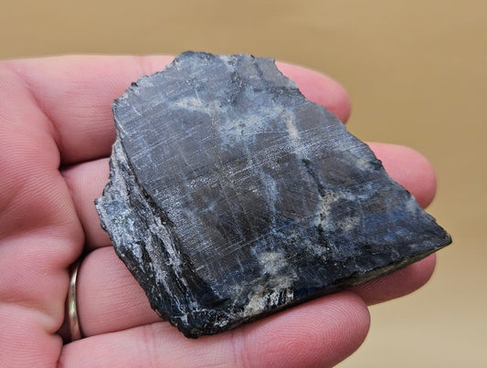 Red Spectrolite Slab from Finland – Rare Flashing Labradorite – 36g Collector’s Piece