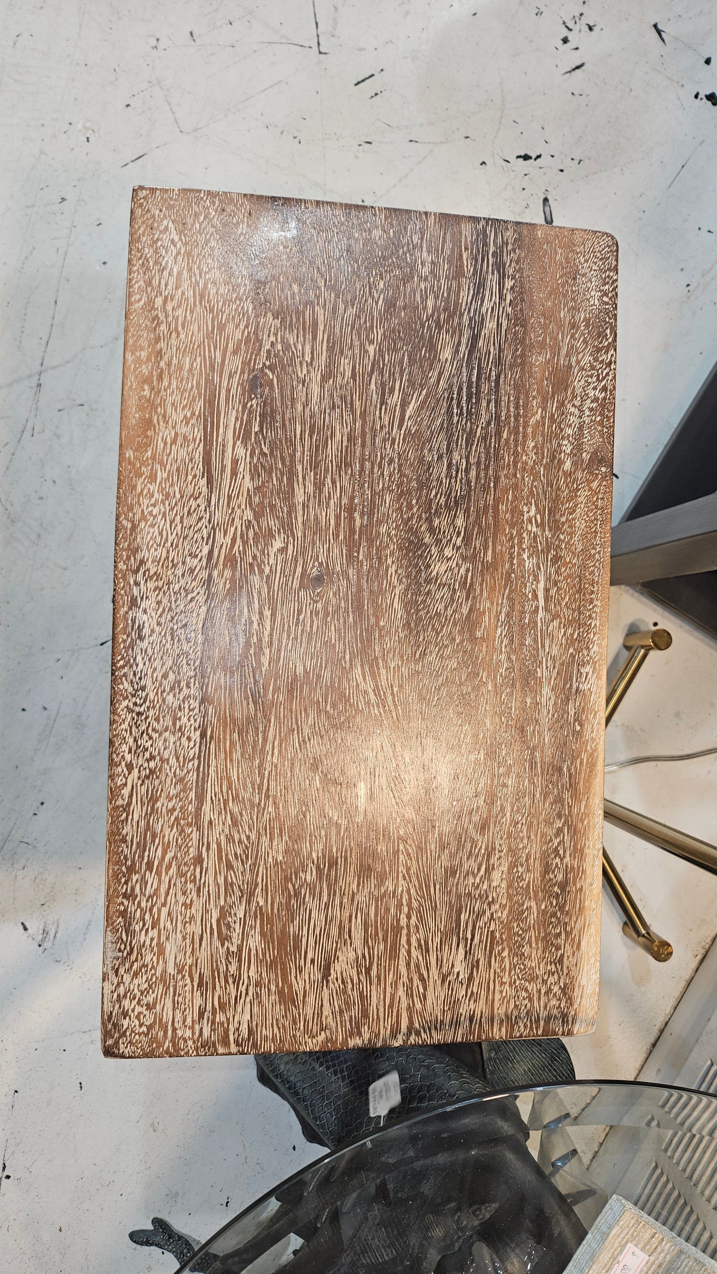 Natural Driftwood Accent Table or Stool 19.75x19.75x11.75
