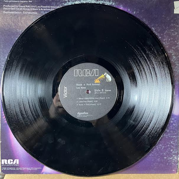 Rock N Roll Animal (VINYL) | Excellent+ (EX+) Very Good Plus (VG+)