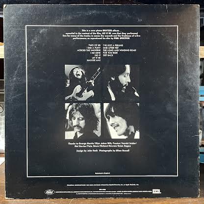 Let It Be (VINYL) | Excellent+ (EX+) Very Good Plus Plus (VG++)