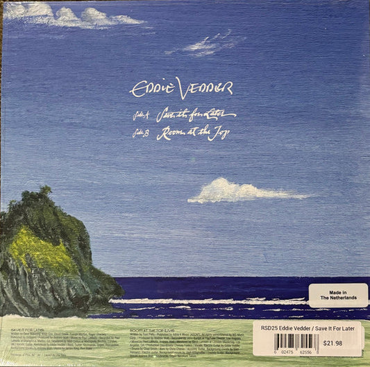 Save It For Later / Room At The Top (BLUE VINYL) | Near Mint (NM or M-) Mint (M)