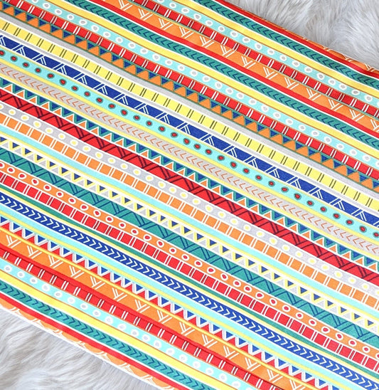 SALE IKEA Bankkamrat, Hemmahos, Stuva Bench Pad Cover Colorful Fiesta Stripe