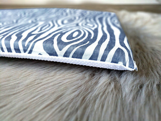 SALE IKEA Bankkamrat, Hemmahos, Stuva Bench Pad Cover, Navy Blue Woodgrain