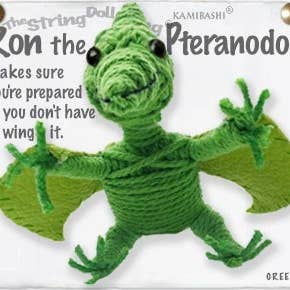 Ron the Pteranodon String Doll Keychain