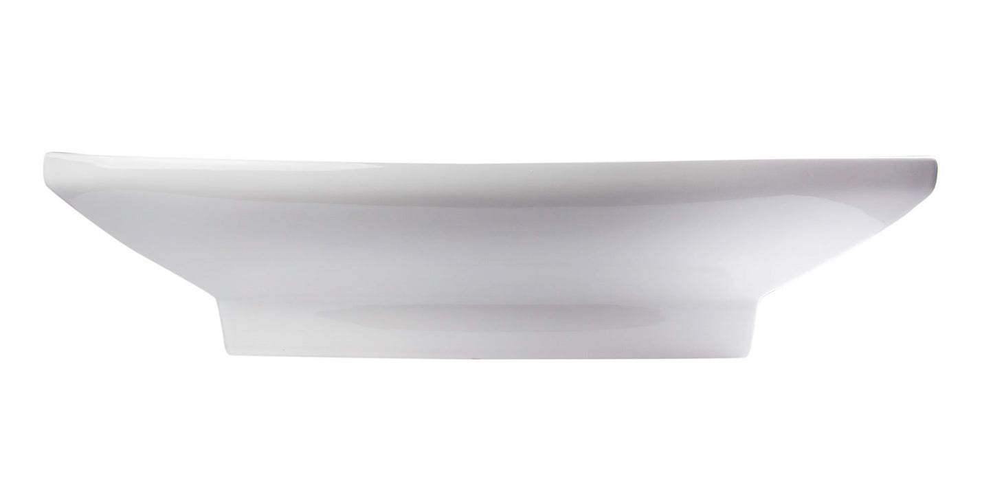 EAGO EAGO BA142 28" Rectangular Porcelain Bathroom Vessel Sink with Single Hole