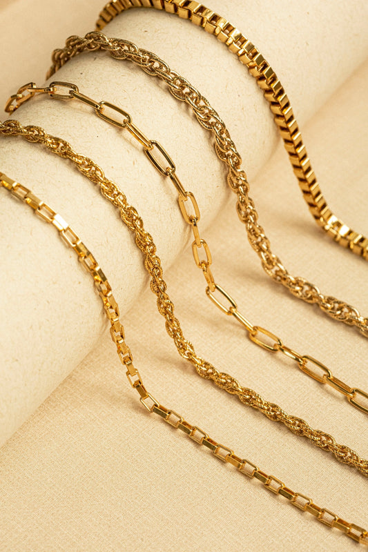 14k Yellow Gold Men's Bracelet with Rail Motif Links