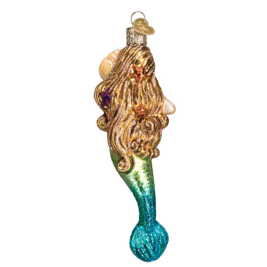Mermaid Glass Ornament