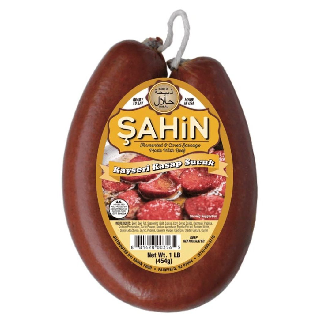 Sahin Kayseri Style Butcher Soujouk 1 Lb