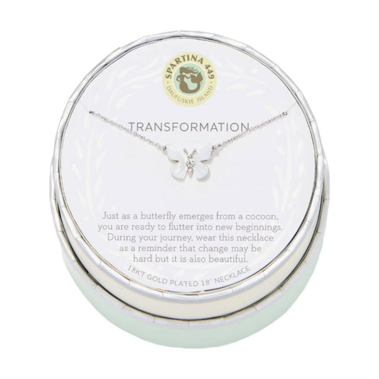 Sea la Vie Necklace 18" Transformation/MOP Monarch SIL