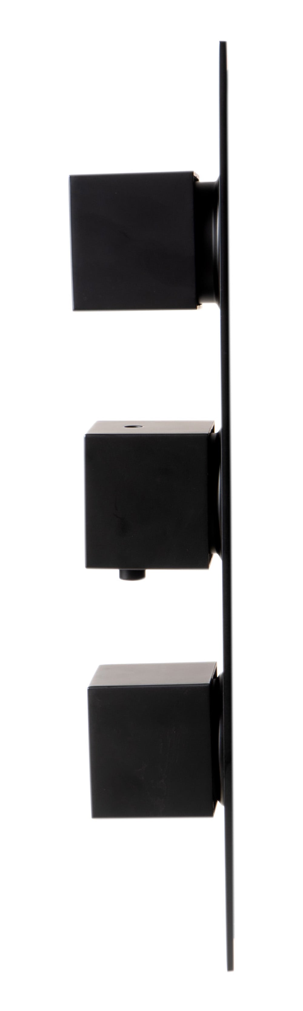 ALFI brand AB2801 3-Way Thermostatic Valve Shower Mixer Square Knobs