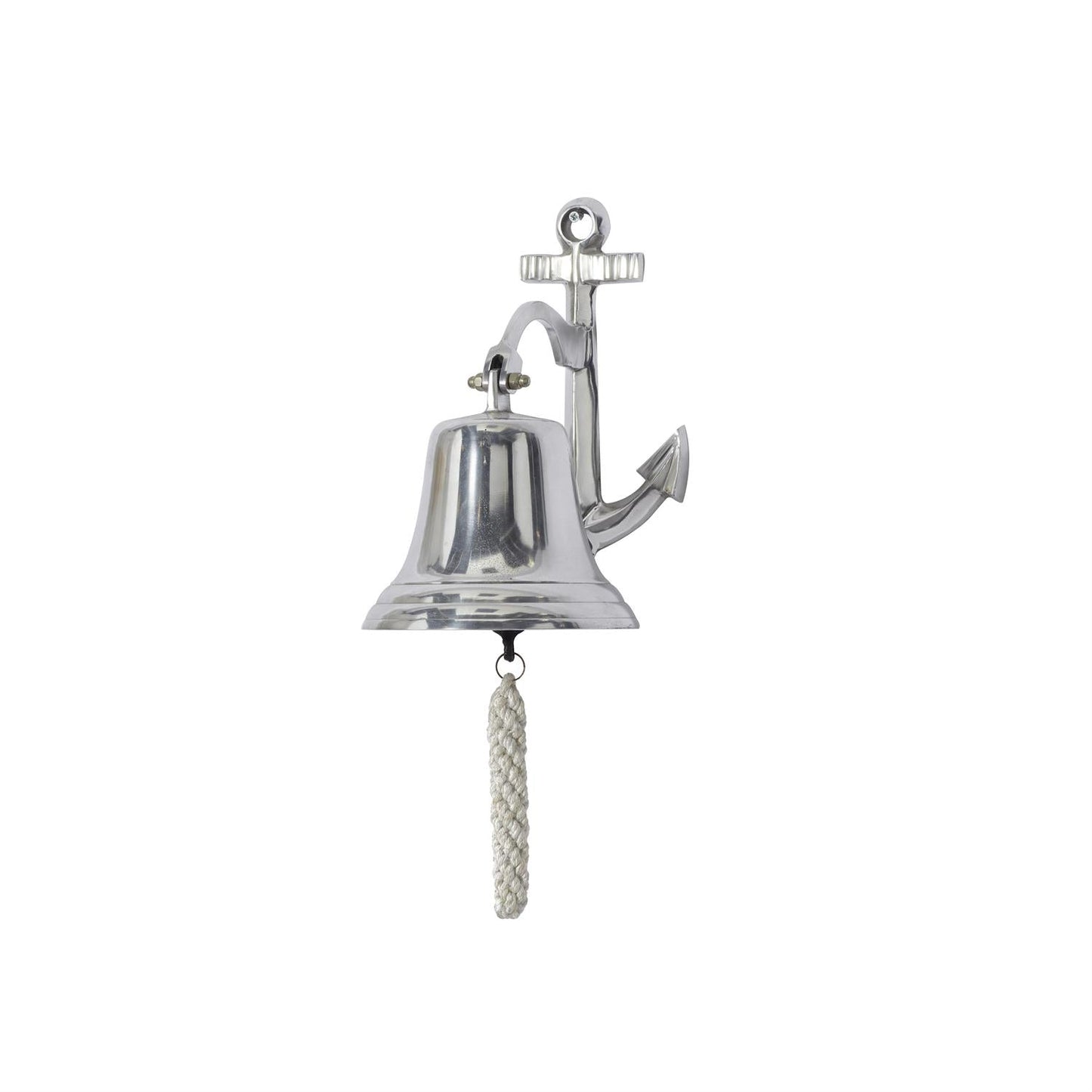 Silver Aluminum Anchor Wall Bell