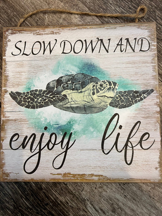 Small Sea Turtle Sign- 3 Styles