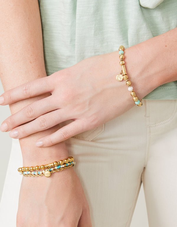 South Beach Stretch Bracelet 6mm - Splash Collection