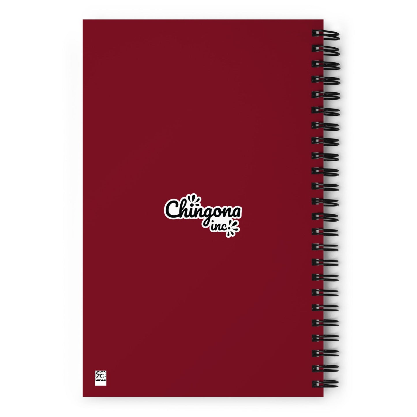 La Trabajadora Social Burgundy Suit Spiral notebook