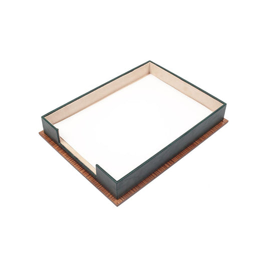 MOOG Star Wooden & Leather Document Tray