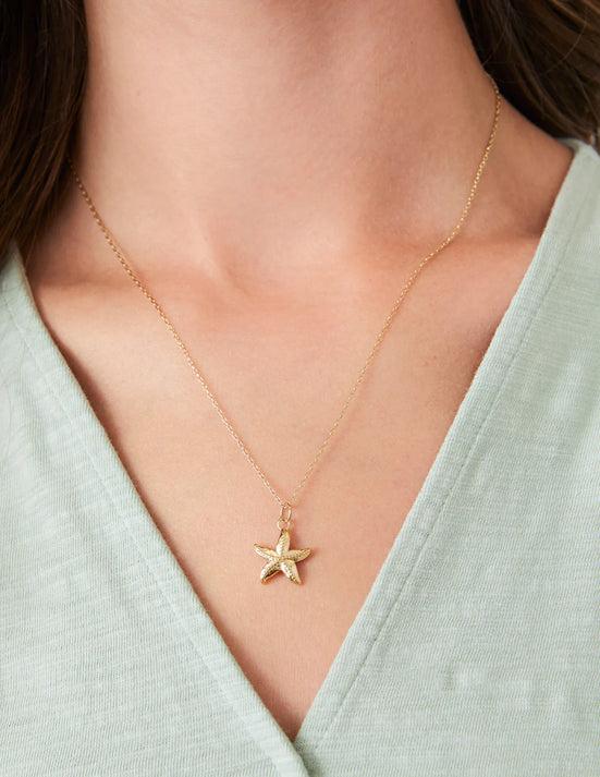 Starfish Necklace 18" - Splash Collection