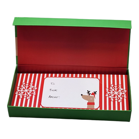 Money / Gift Card Holder - Joy Reindeer