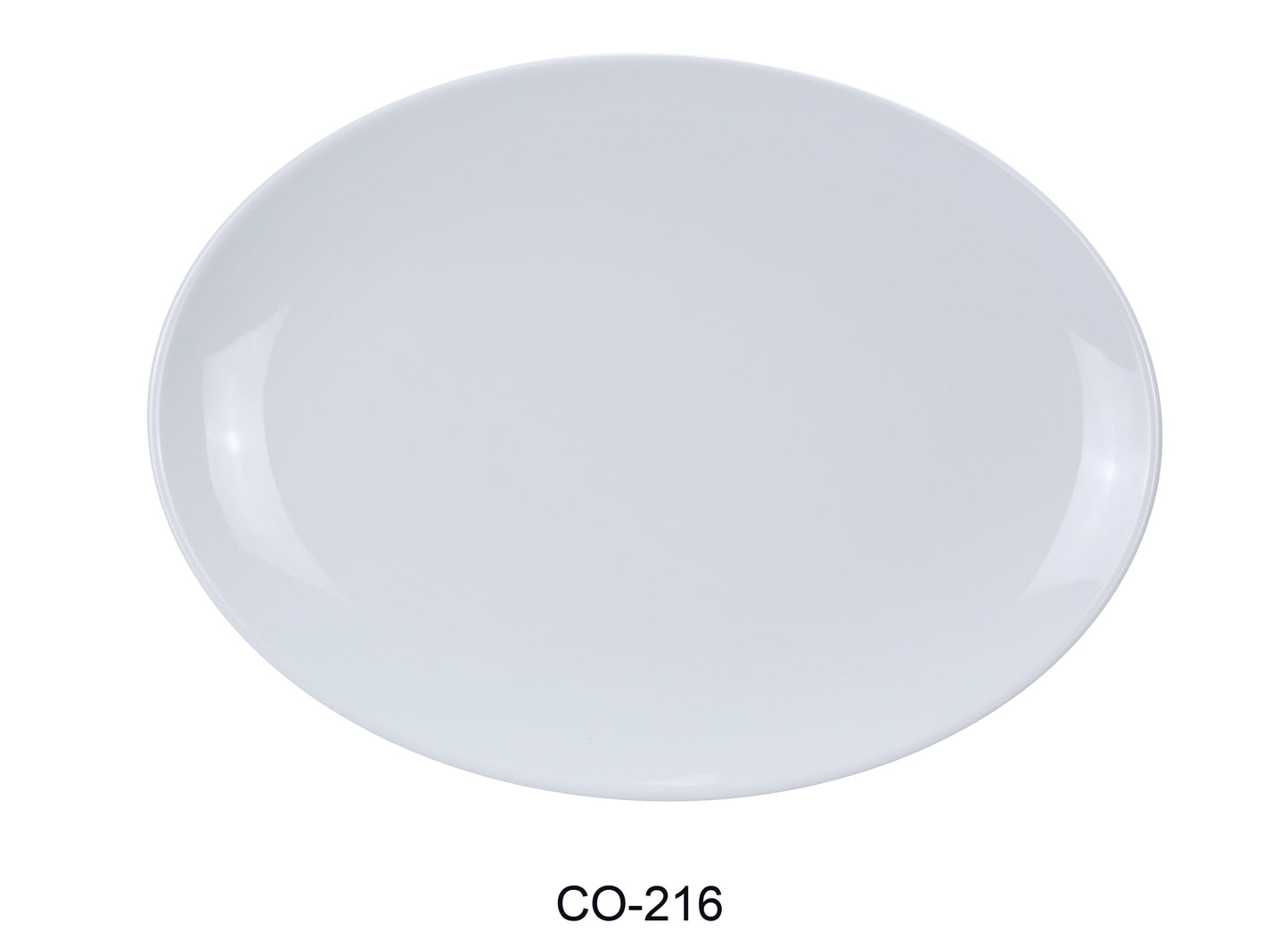 Yanco CO-216 Coupe Pattern Oval Platter | Kitchen + Metal