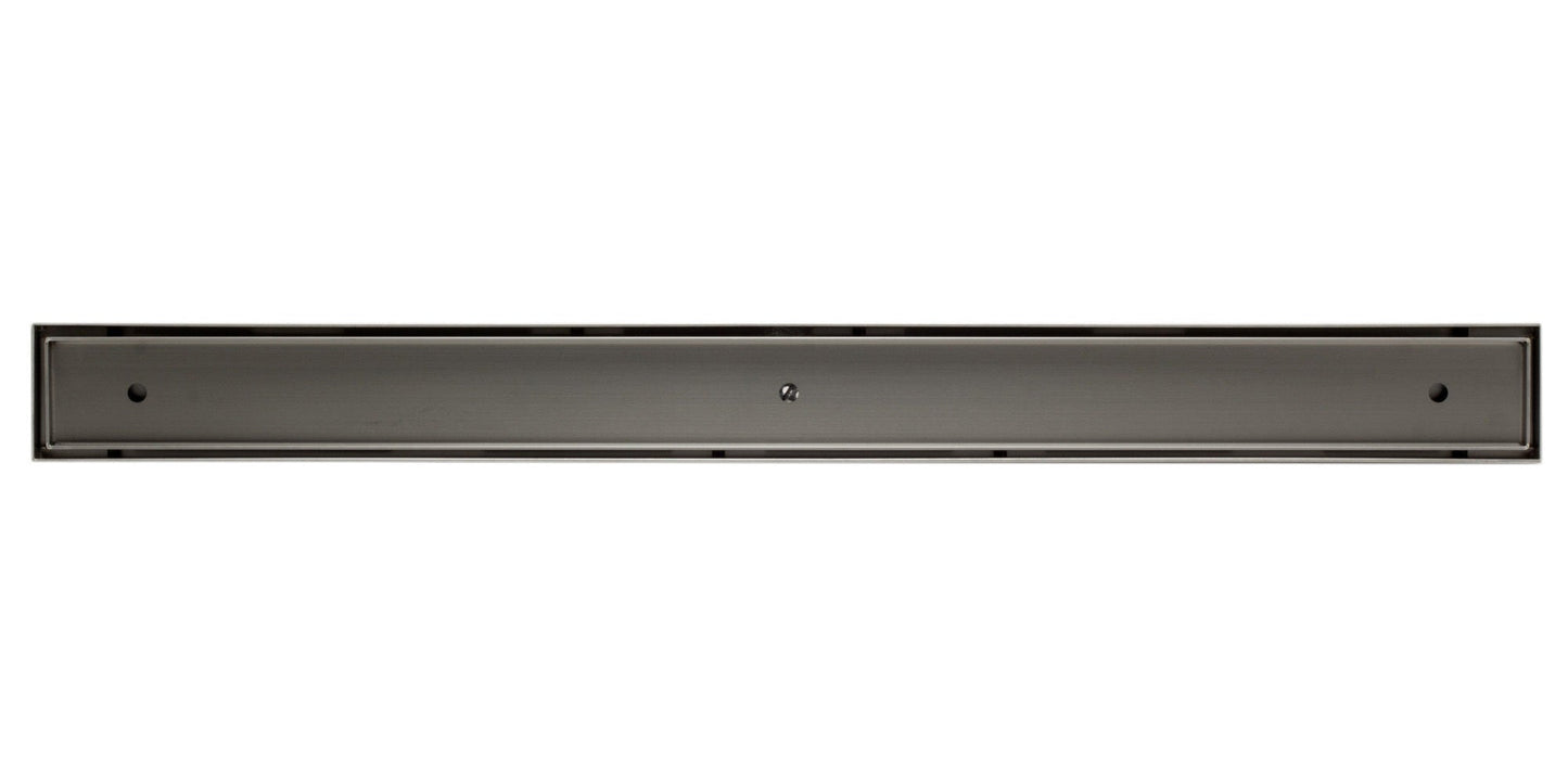 ALFI brand ABLD32A 32" Modern Stainless Steel Linear Shower Drain w/o Cover