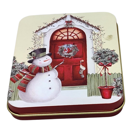Christmas Gift Card Tin - Snowman's Welcome