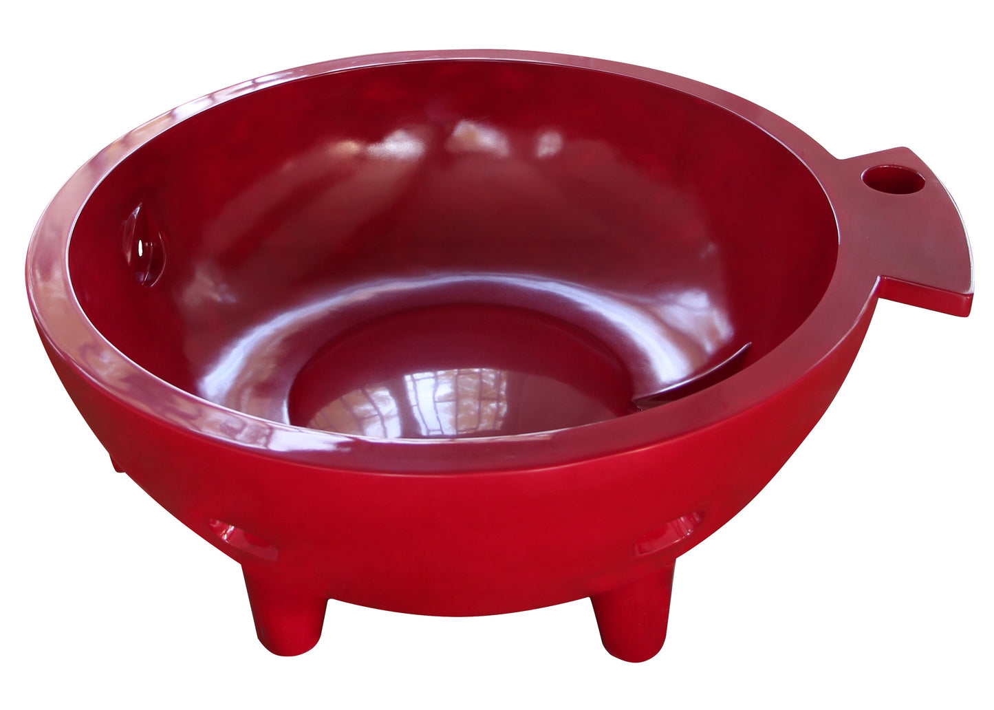 ALFI brand FireHotTub FireHotTub The Round Fire Burning Portable Outdoor Hot Bath Tub