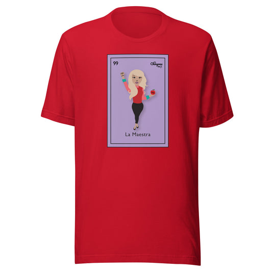 La Maestra Loteria Teacher Latina T-Shirt
