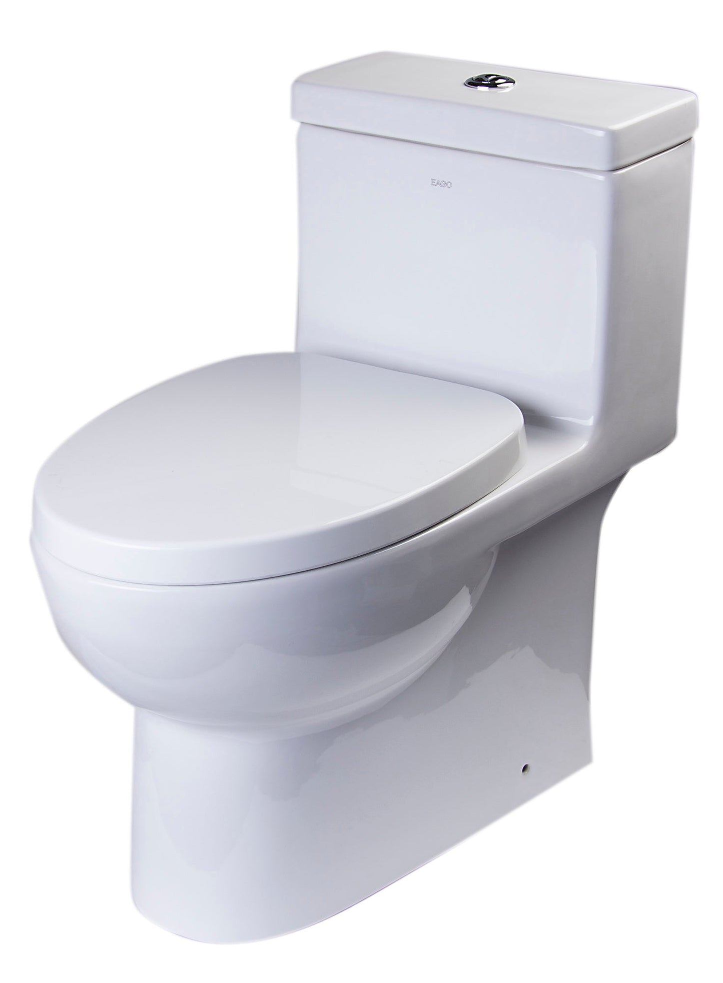 EAGO TB359 DUAL FLUSH ONE PIECE HIGH EFFICIENCY LOW FLUSH CERAMIC TOILET