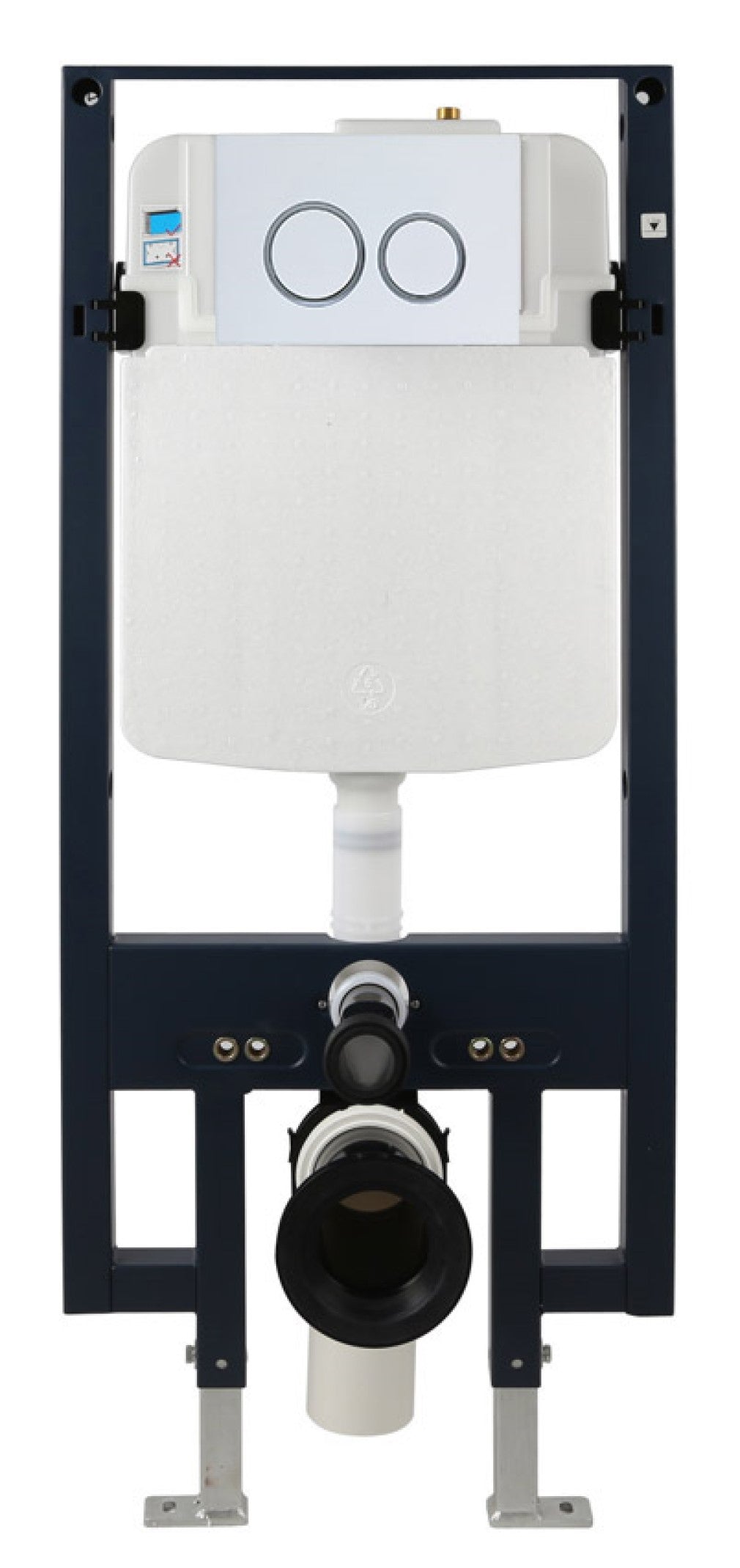 EAGO PWG380 Dual Flush Wall Mounted Toilet Tank Carrier for WD101, WD332, WD333