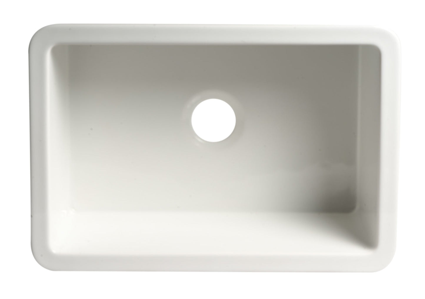 ALFI brand ABF2718UD 27" x 18" Fireclay Undermount / Drop In Firelcay Kitchen Sink