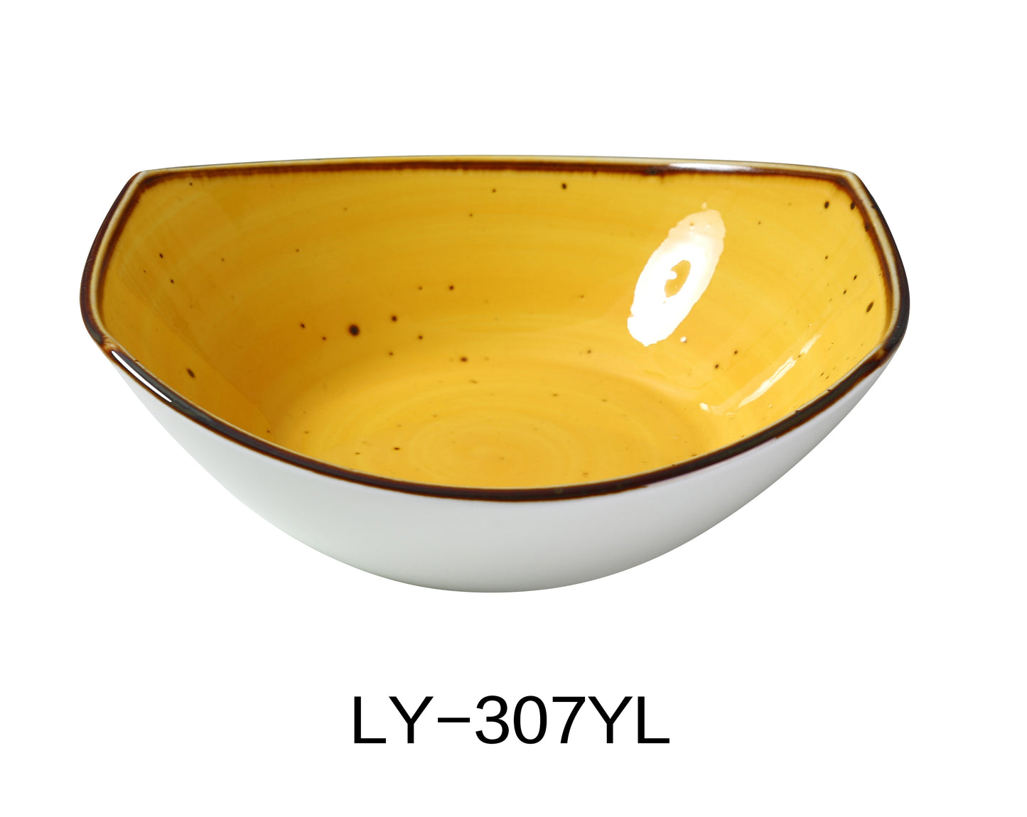 Yanco LY-307YL Lyon 7" Soup/Salad Plate 15 OZ | Kitchen + Metal