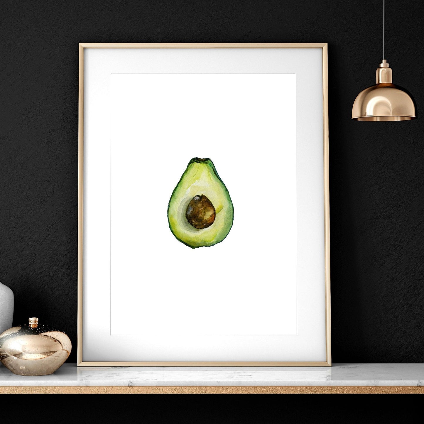 Artwork for the kitchen | Set of 3 framed wall art