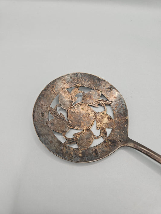 Vintage International Silver Co. Original Rogers Slotted Serving Spoon – 7.5"x3.75"