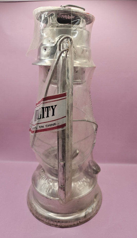 Vintage Superior Hurricane Hanging Globe Lantern – 12" x 6" (Original Packaging has been removed)