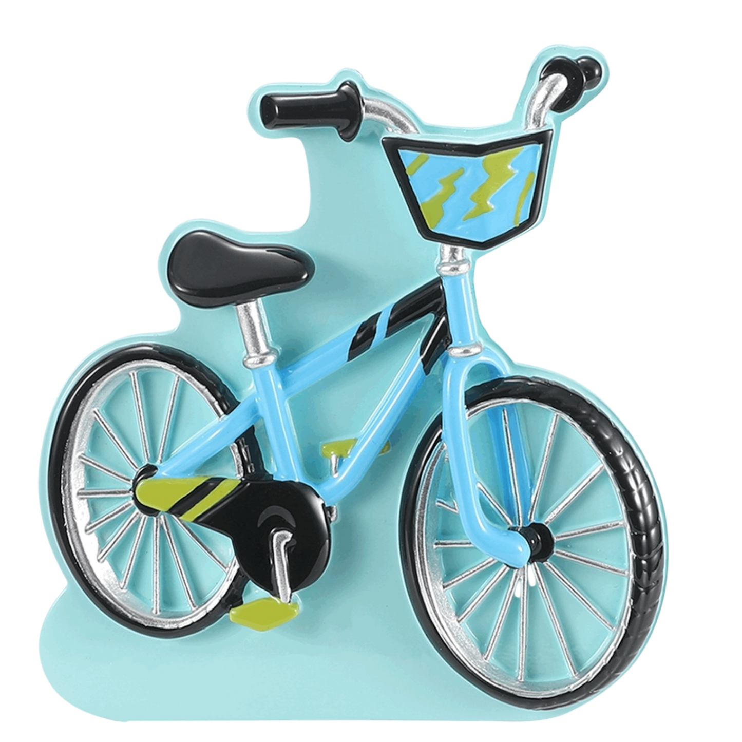 First Bike Blue Child Ornament